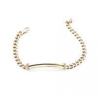 Bracciale Marcello Pane Donna Letters in Argento BRYL003G - BRYL003G